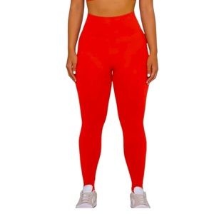 SET Active Sculptflex Leggings, Guava. EUC!